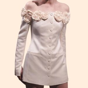 Anna October Micaela Flower Blazer Dress